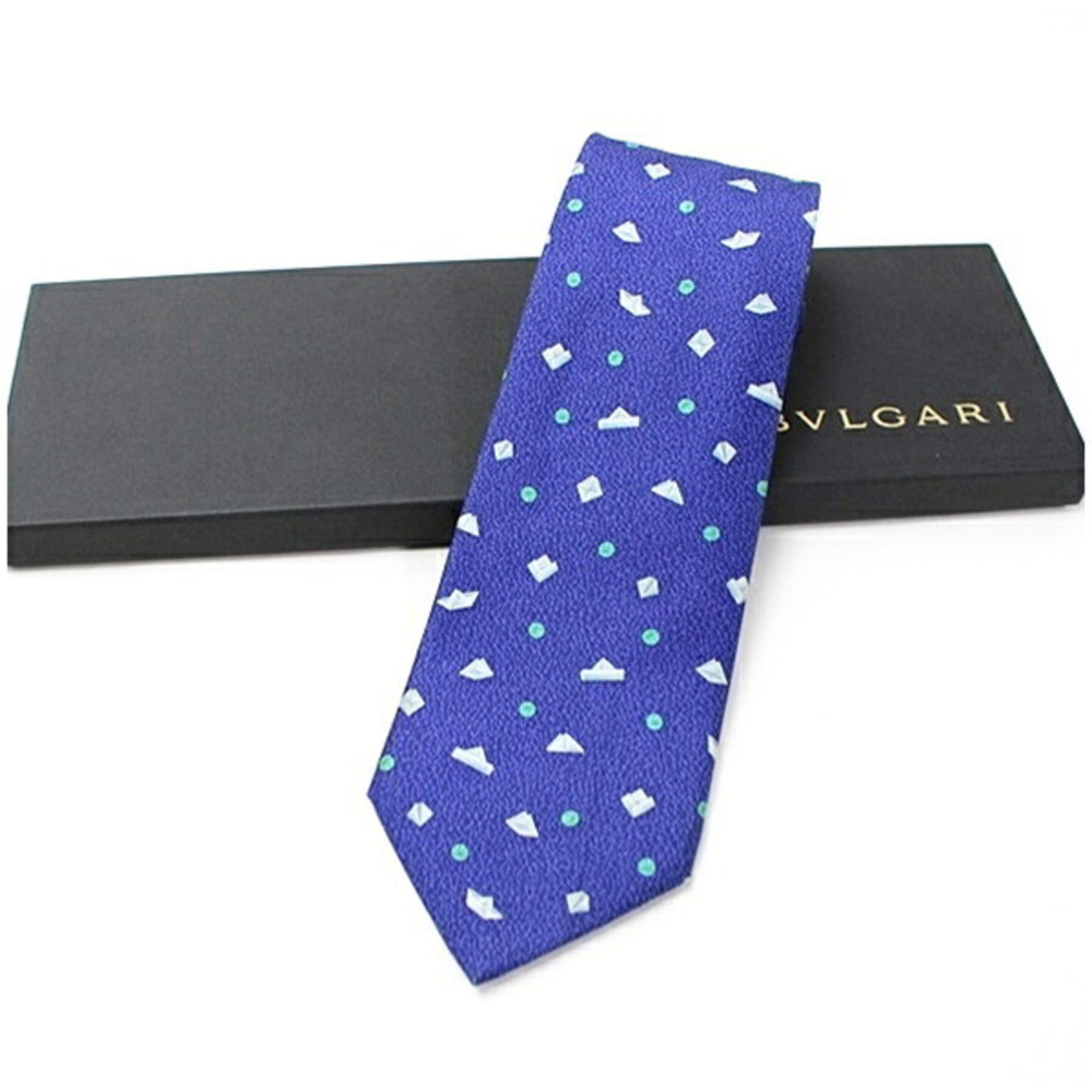 Bulgari Silk Tie, Sevenfold, BVLGARI, Men's